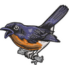Sparrow Embroidery Design