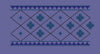 Geometric Diamond Lattice Border Embroidery Design