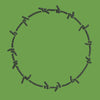 Barbed Wire Circle Embroidery Design
