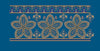 Geometric Star Blossom Panel Embroidery Design