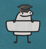 Grad Sign White Board Embroidery Design