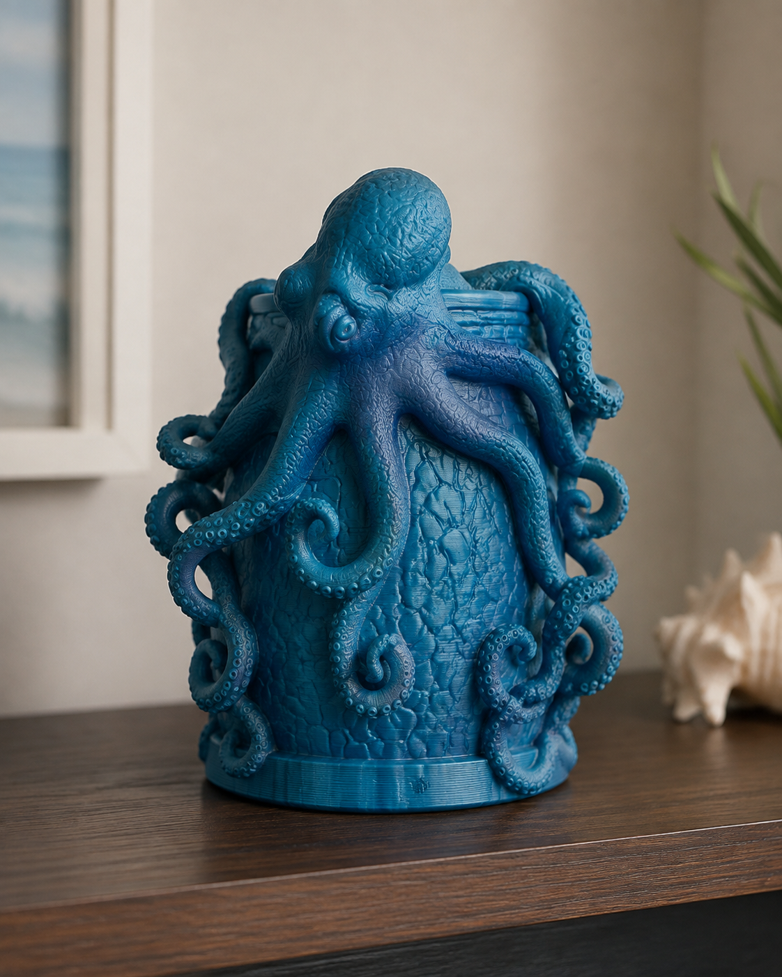 High Detail Octopus Model Print STL File