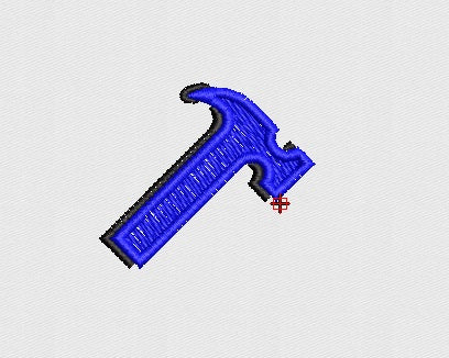 Hammer Embroidery Design