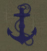 Anchor Navy Nautical Emblem Embroidery Design