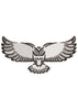 Flying Owl Embroidery Design