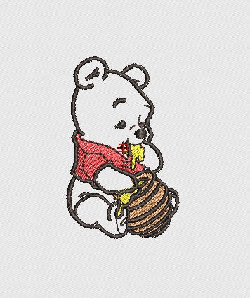 Bear Embroidery Design