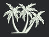 Palm Tree Embroidery Design