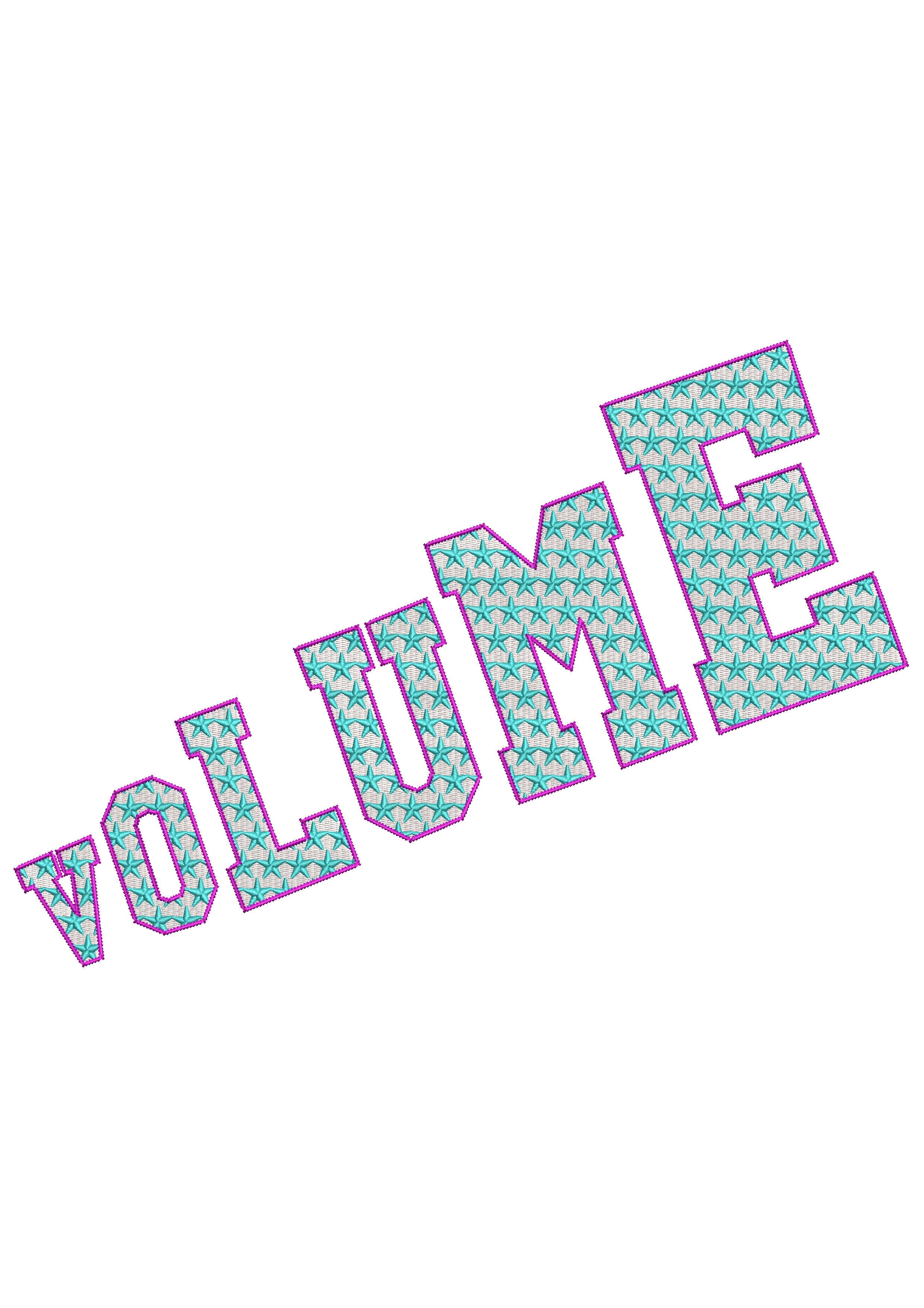 Volume Embroidery Design