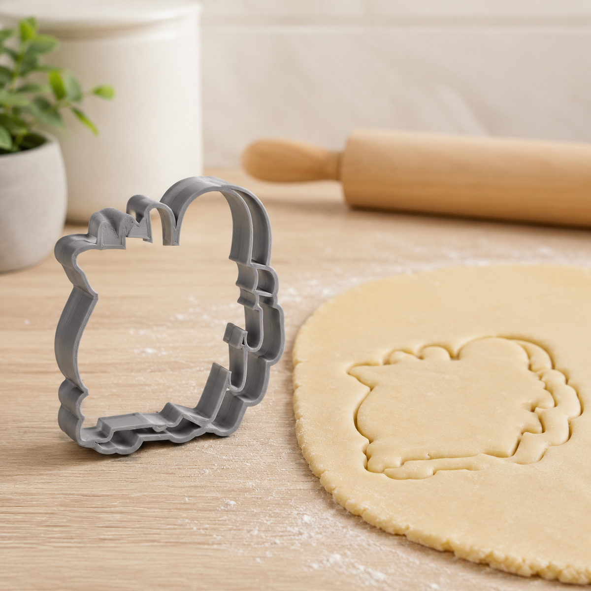 Peppa Pig Silhouette Cutter Print STL File