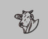 Cow Embroidery Design
