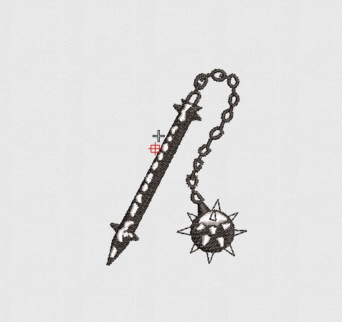 Swords Embroidery Design