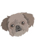 Innocent Puppy Embroidery Design