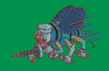 Abstract Mechanical Construct Embroidery Design