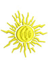 Sun Embroidery Design