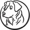 Dog Face Embroidery Design