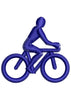 Cycle Man Embroidery Design