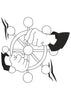 Ship Control Embroidery Design