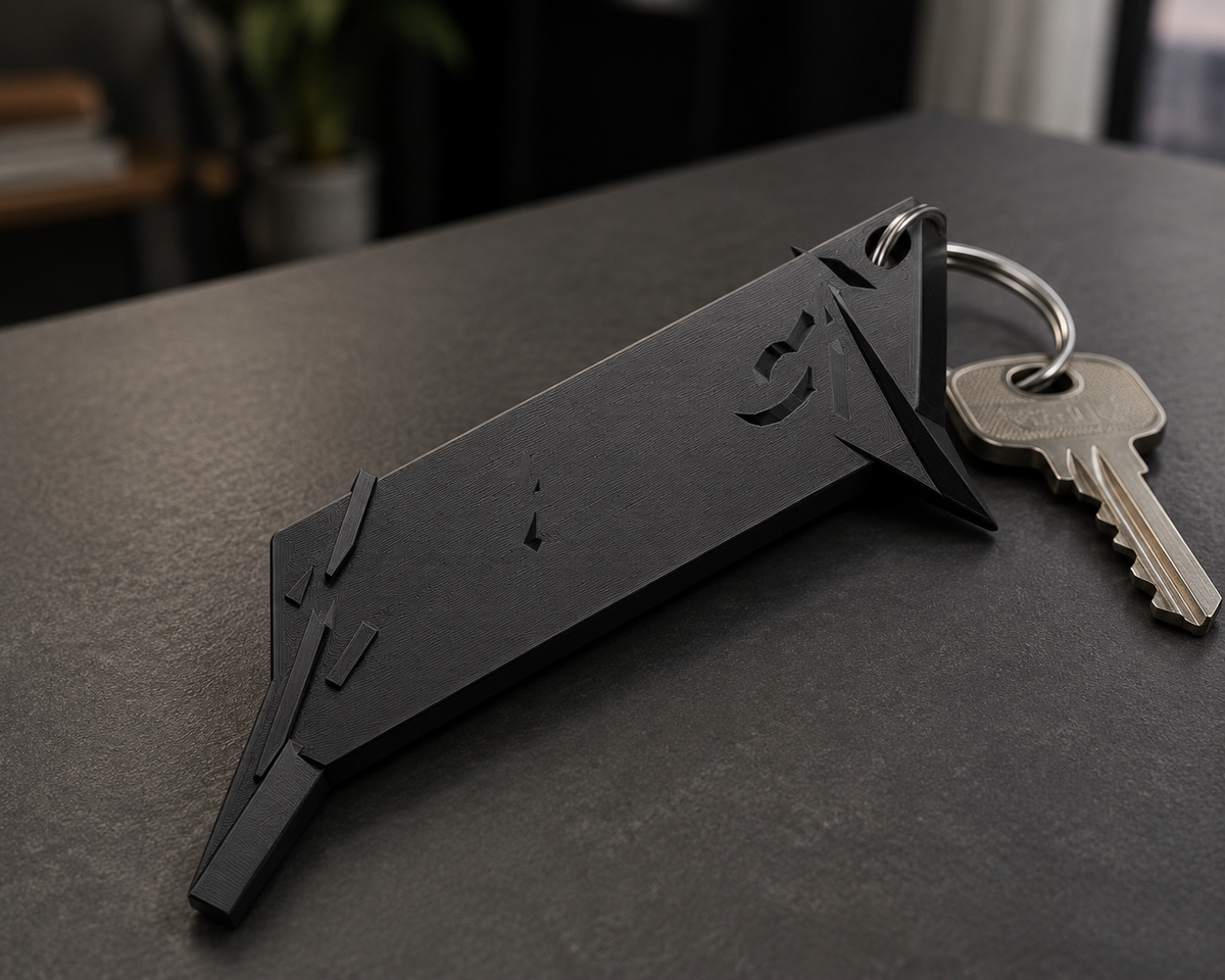 Metallica Logo Keychain Print STL File