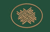 Emerald Lattice Ring Embroidery Design