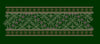 Geometric Jasmine Lattice Border Embroidery Design