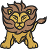 Lion King Embroidery Design