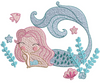 Marmaried Embroidery Design
