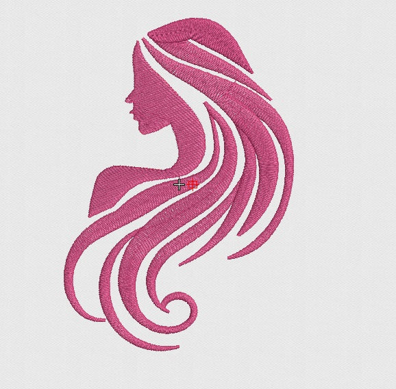 Girl Embroidery Design