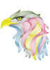 Eagle Colour Embroidery Design