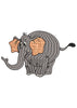 Elephant Nandu Embroidery Design