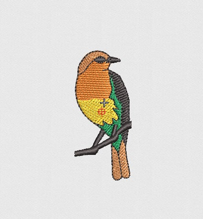 Bird Embroidery Design