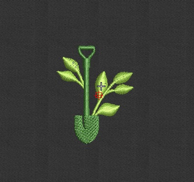 Plant Embroidery Design