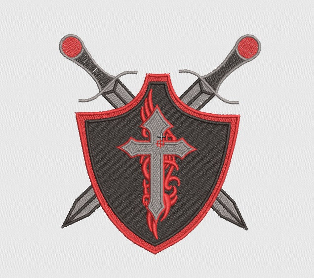 Swords Embroidery Design