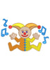 Pierrot Embroidery Design