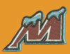 Letter M Brown Embroidery Design