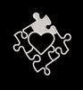 Heart Puzzle Embroidery Design