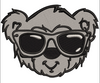 Bear Face Embroidery Design