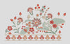 Botanical Blossom Meadow Arrangement Embroidery Design
