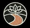Lotus Path Embroidery Design