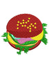 Hamburger Embroidery Design