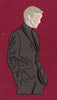 Stylized Male Embroidery Design