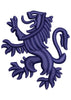 Wine Lion Embroidery Design