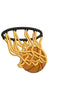 Basketball Embroidery Design