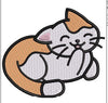 Cat Embroidery Design