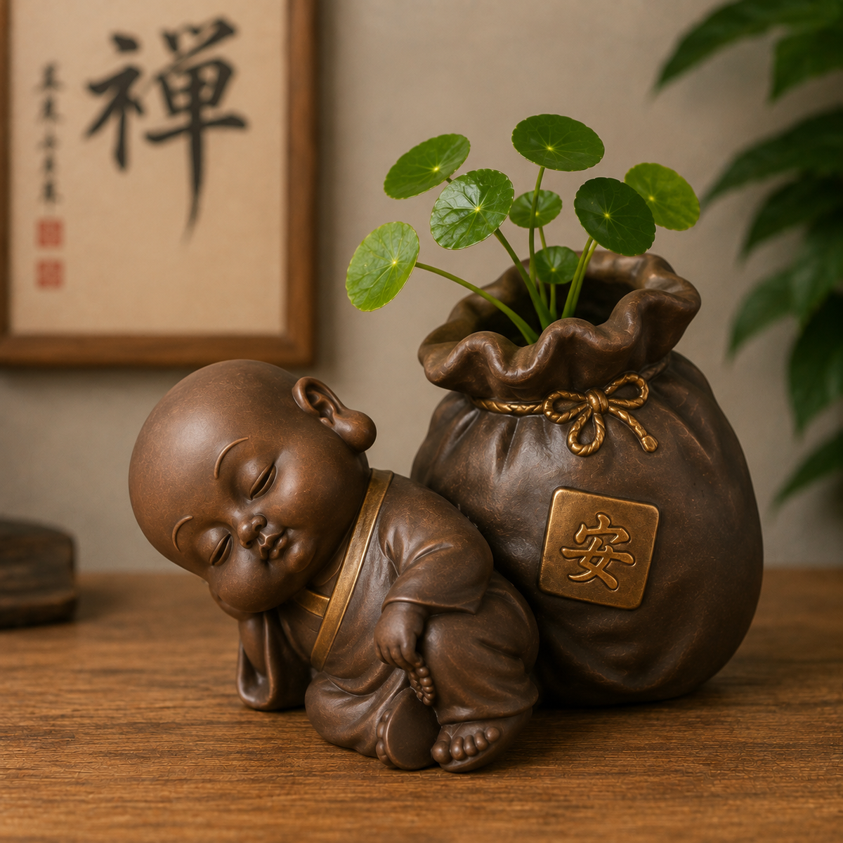 Buddha Letter Vase Print STL File
