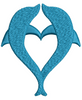 Blue Fish Embroidery Design