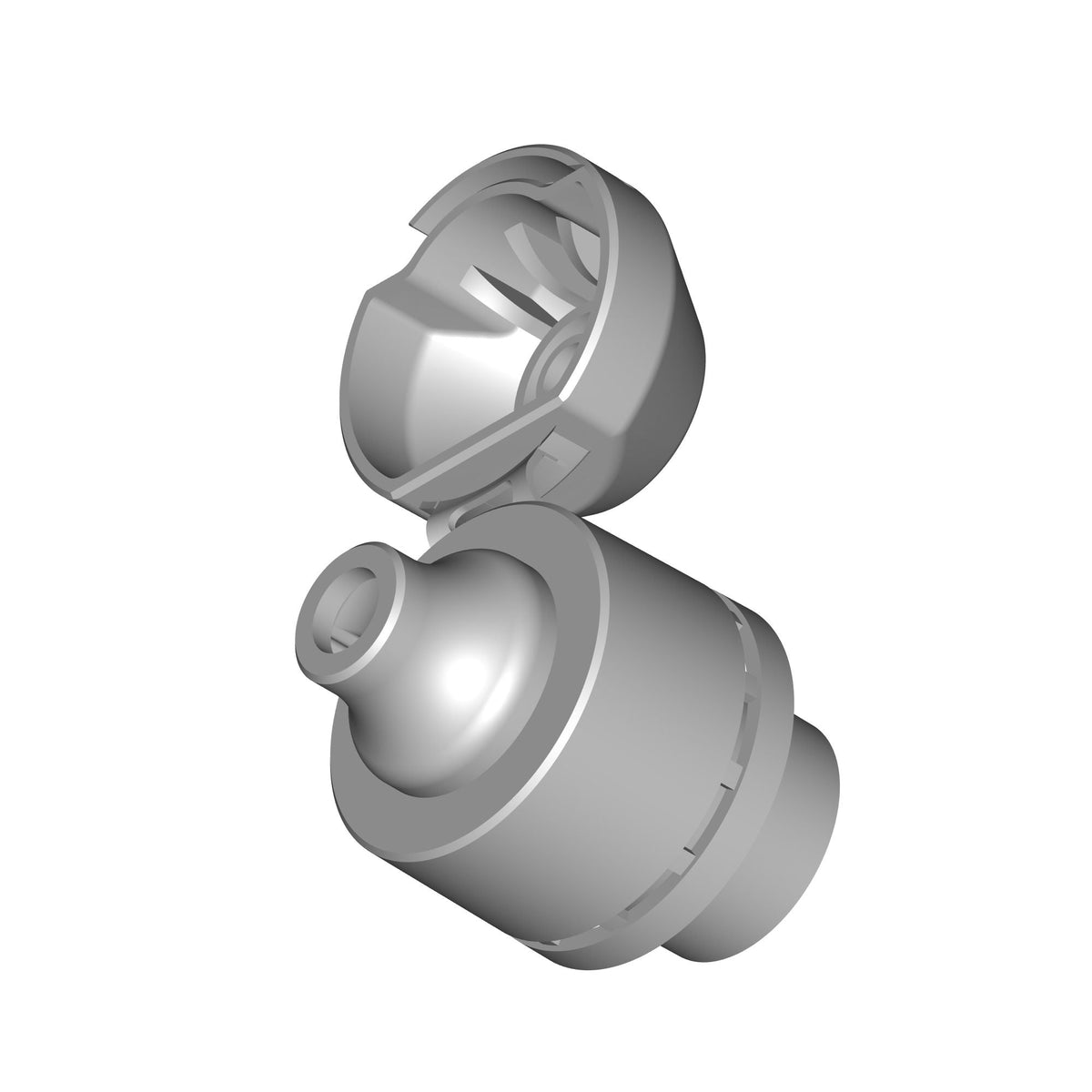 Flexible Flip Cap Bottle Lid - Print STL File