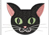 Cat Face Embroidery Design