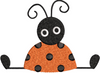 Ladybird Embroidery Design