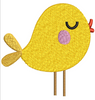 Baby Sparrow Embroidery Design