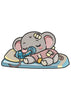 Elephant Baby Unfit Embroidery Design